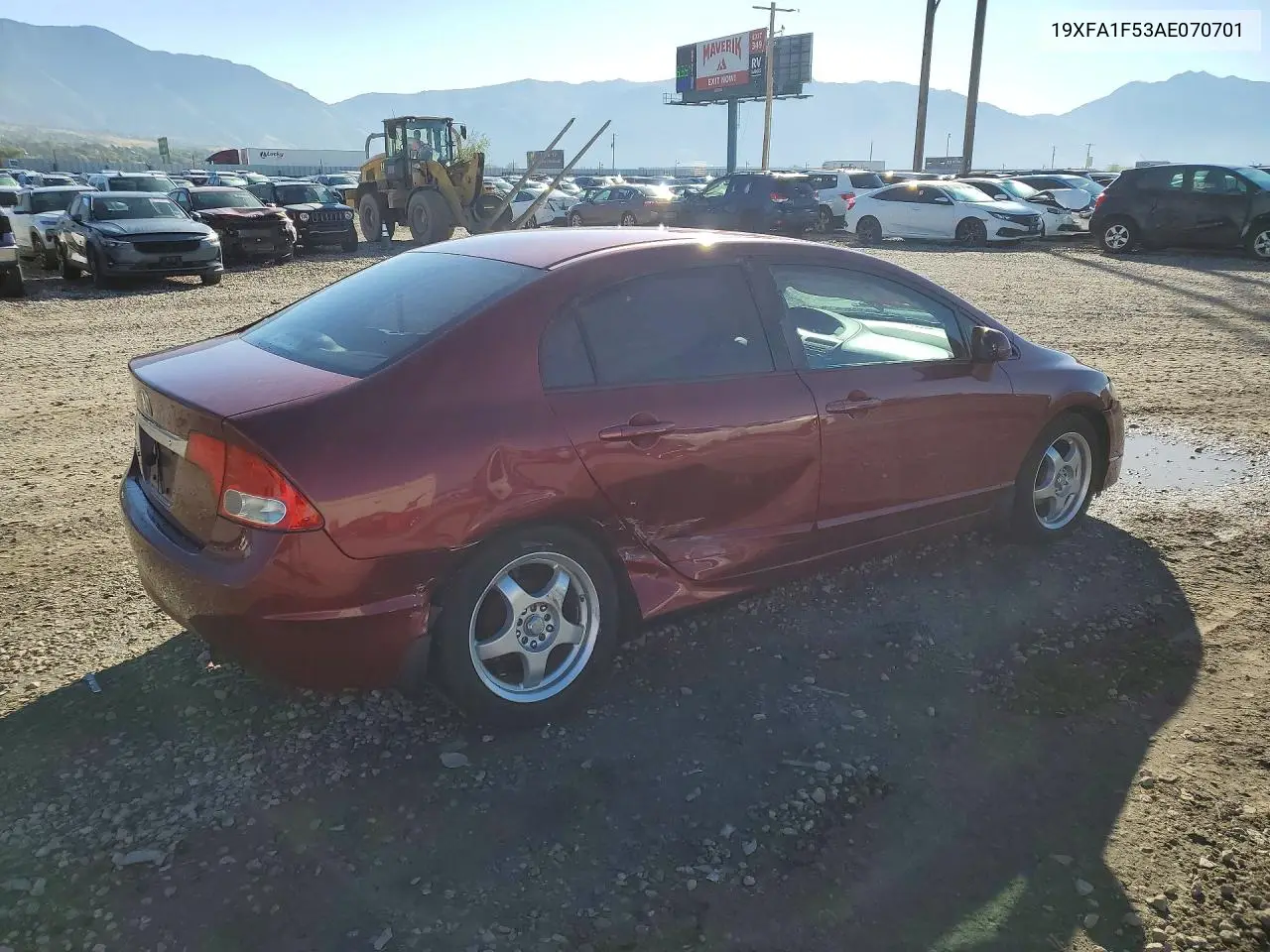 2010 HONDA CIVIC VIN 19XFA1F53AE070701 — фото 3