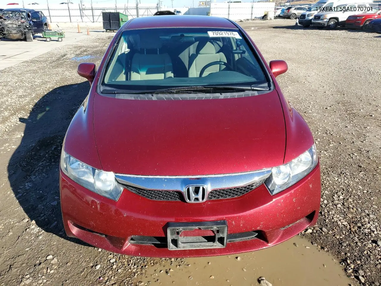 2010 HONDA CIVIC VIN 19XFA1F53AE070701 — фото 5