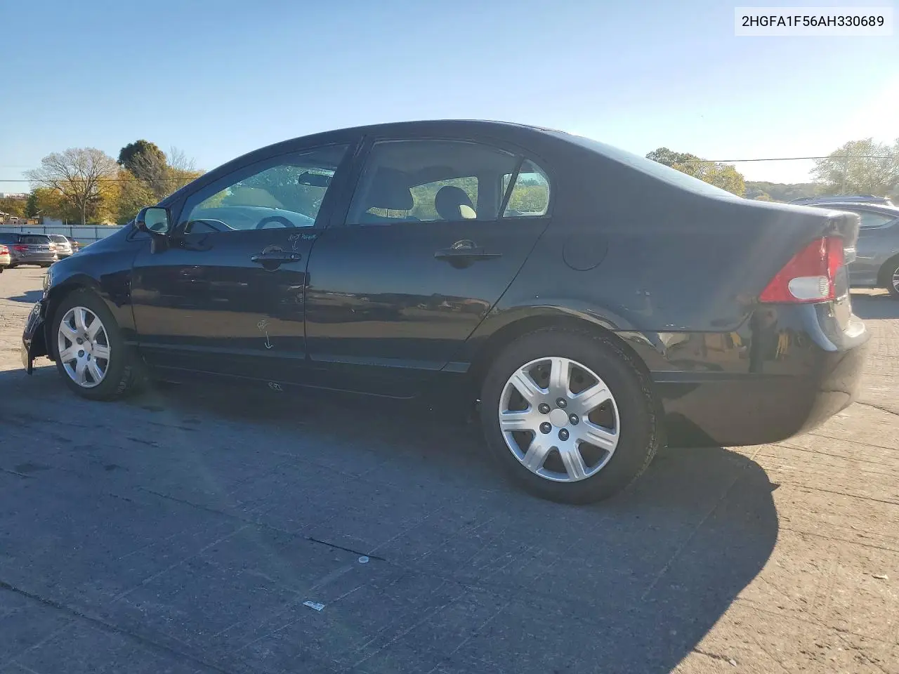 2010 HONDA CIVIC VIN 2HGFA1F56AH330689 — фото 2