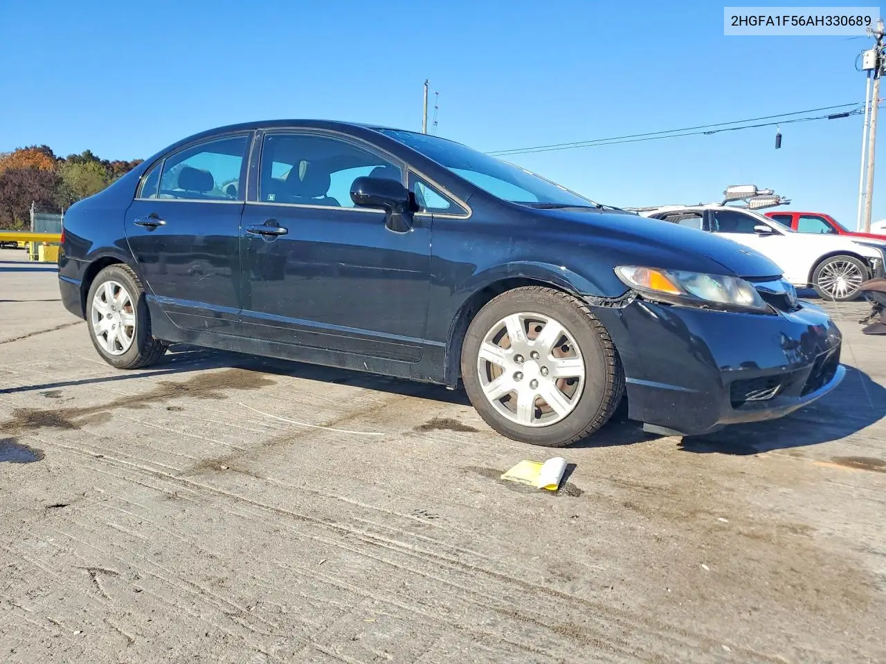 2010 HONDA CIVIC VIN 2HGFA1F56AH330689 — фото 4