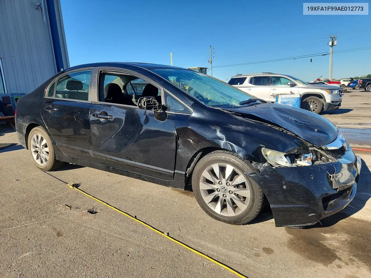 2010 HONDA CIVIC VIN 19XFA1F99AE012773 — фото 4