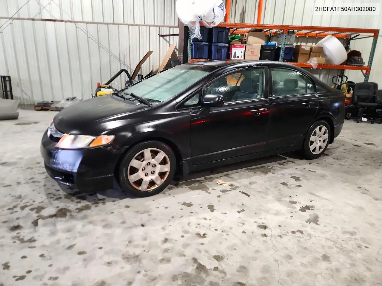 HONDA CIVIC 2010, VIN 2HGFA1F50AH302080