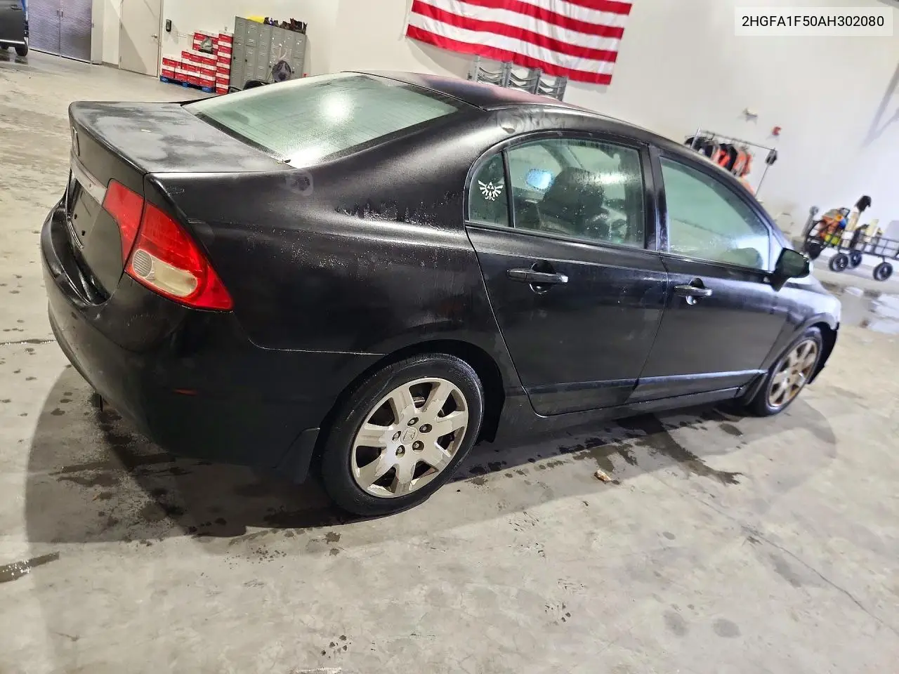 2010 HONDA CIVIC VIN 2HGFA1F50AH302080 — фото 3