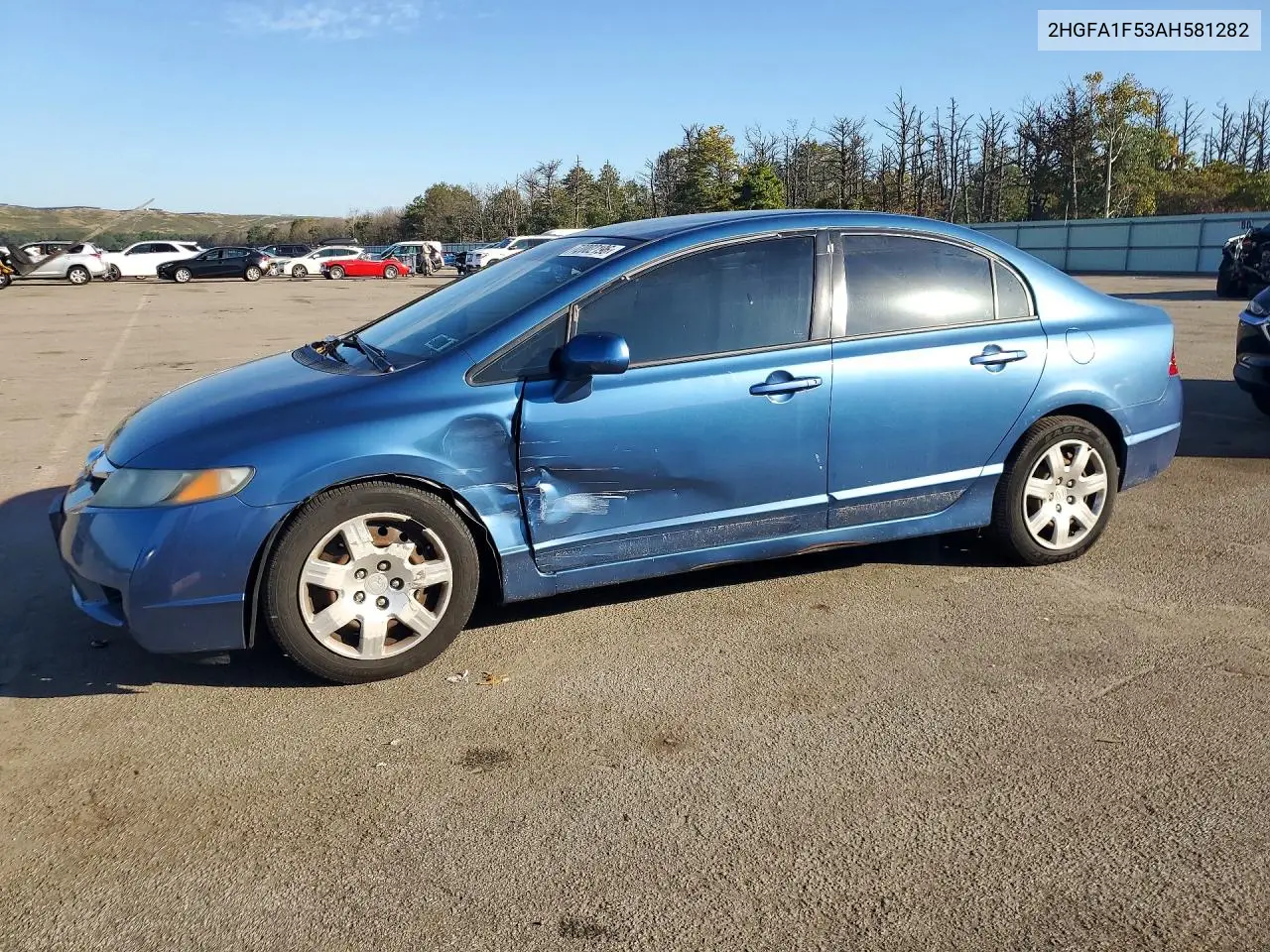 HONDA CIVIC 2010, VIN 2HGFA1F53AH581282