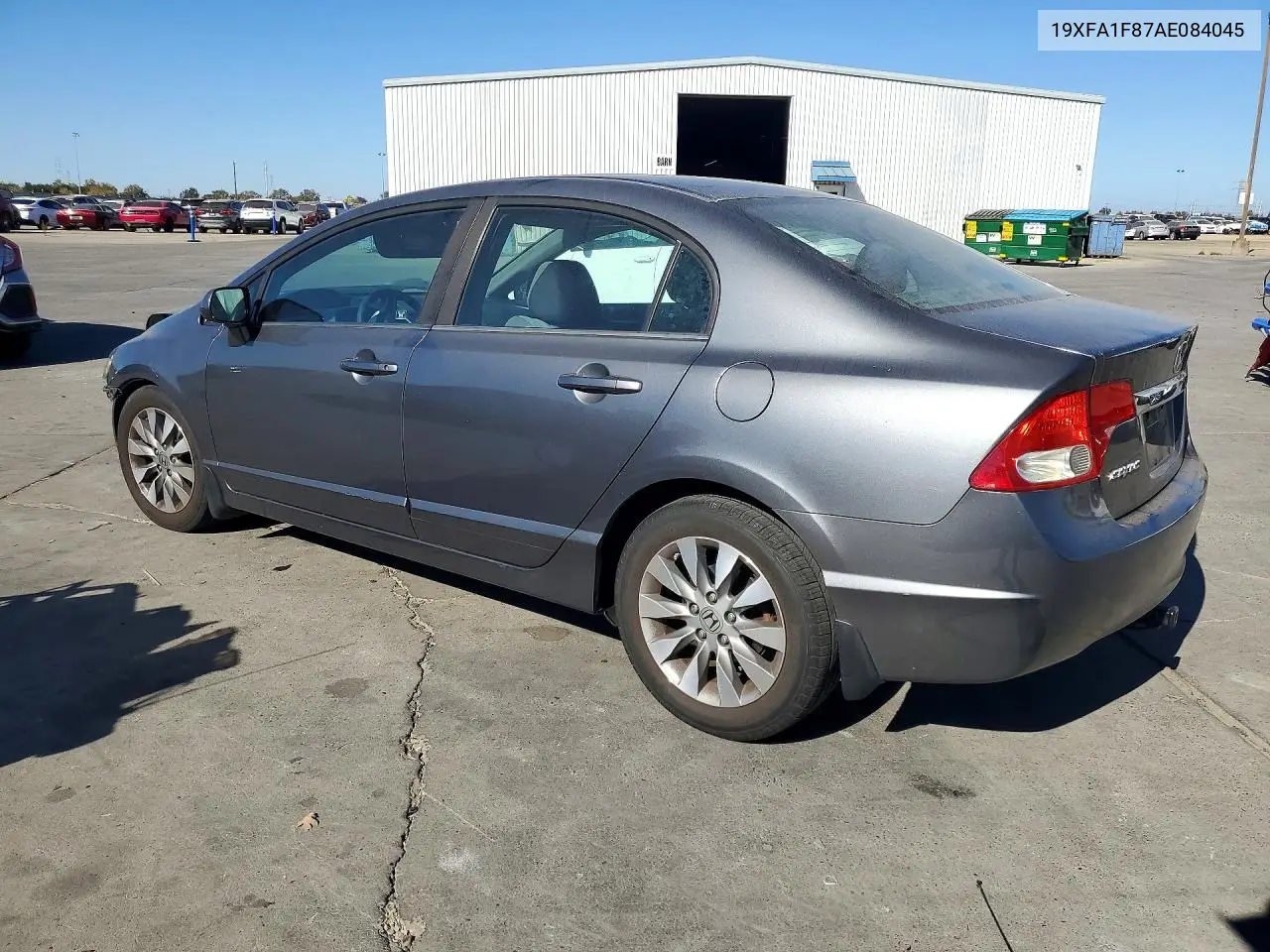 2010 HONDA CIVIC VIN 19XFA1F87AE084045 — фото 2