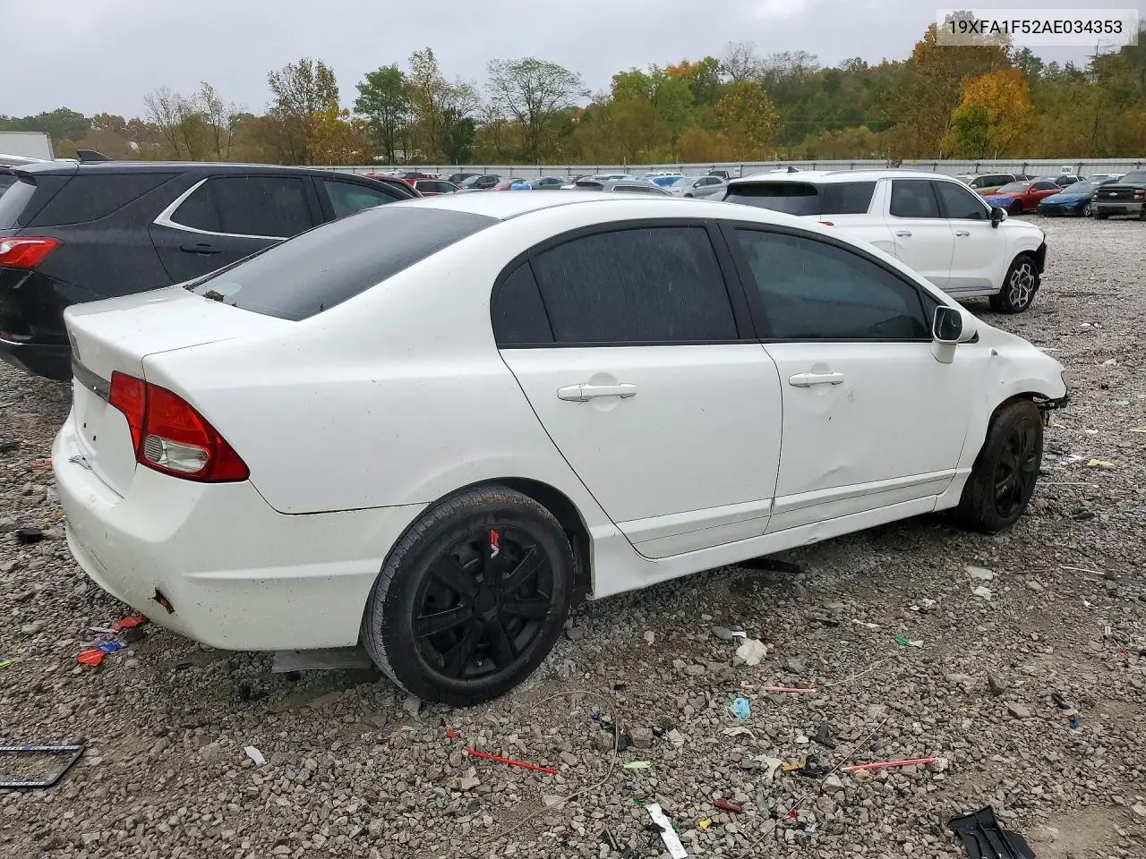 2010 HONDA CIVIC VIN 19XFA1F52AE034353 — фото 3