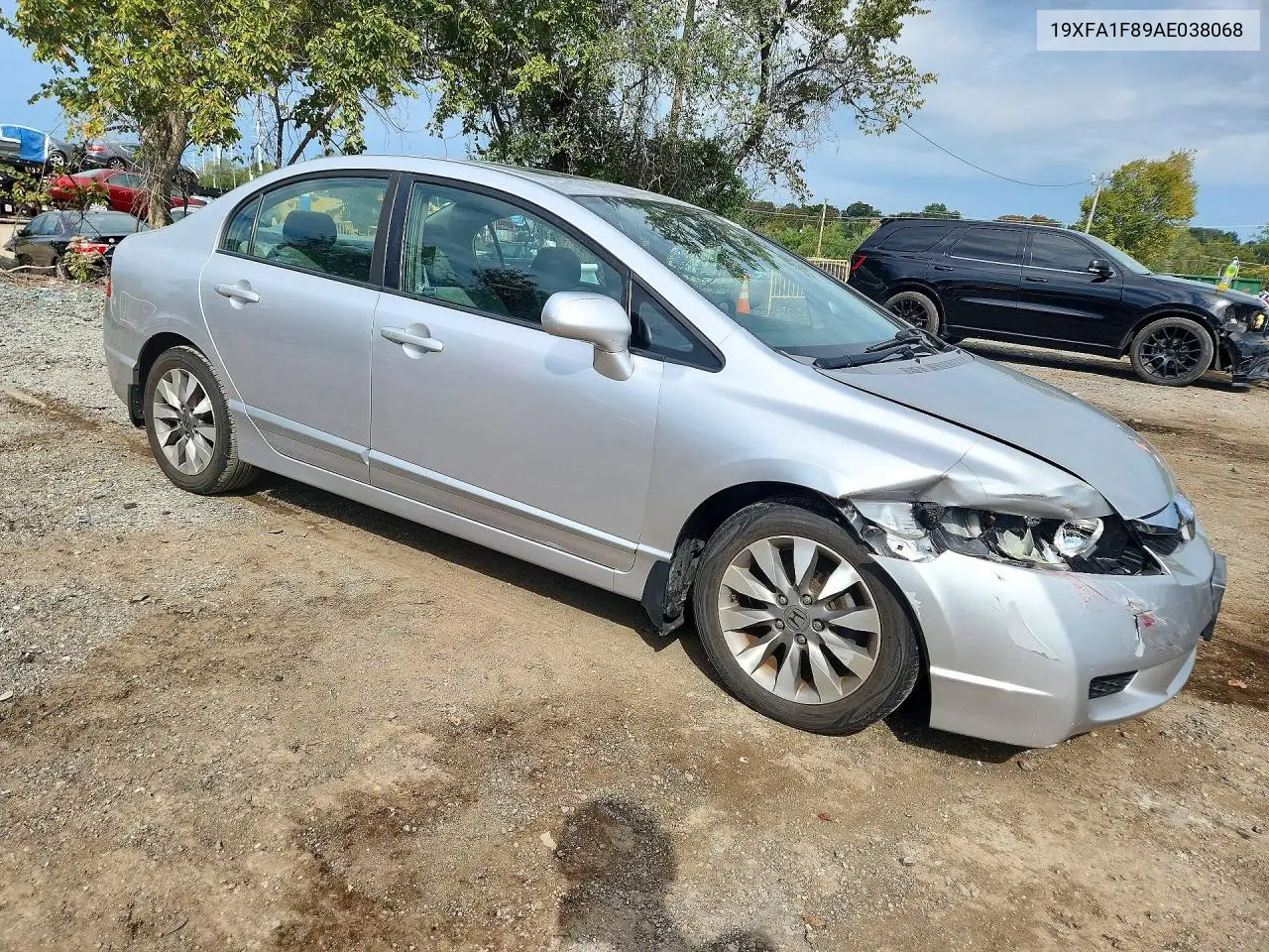 2010 HONDA CIVIC VIN 19XFA1F89AE038068 — фото 4