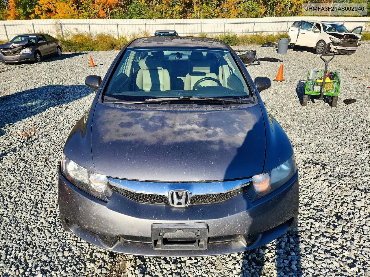 2010 HONDA CIVIC VIN JHMFA3F21AS002040 — фото 5
