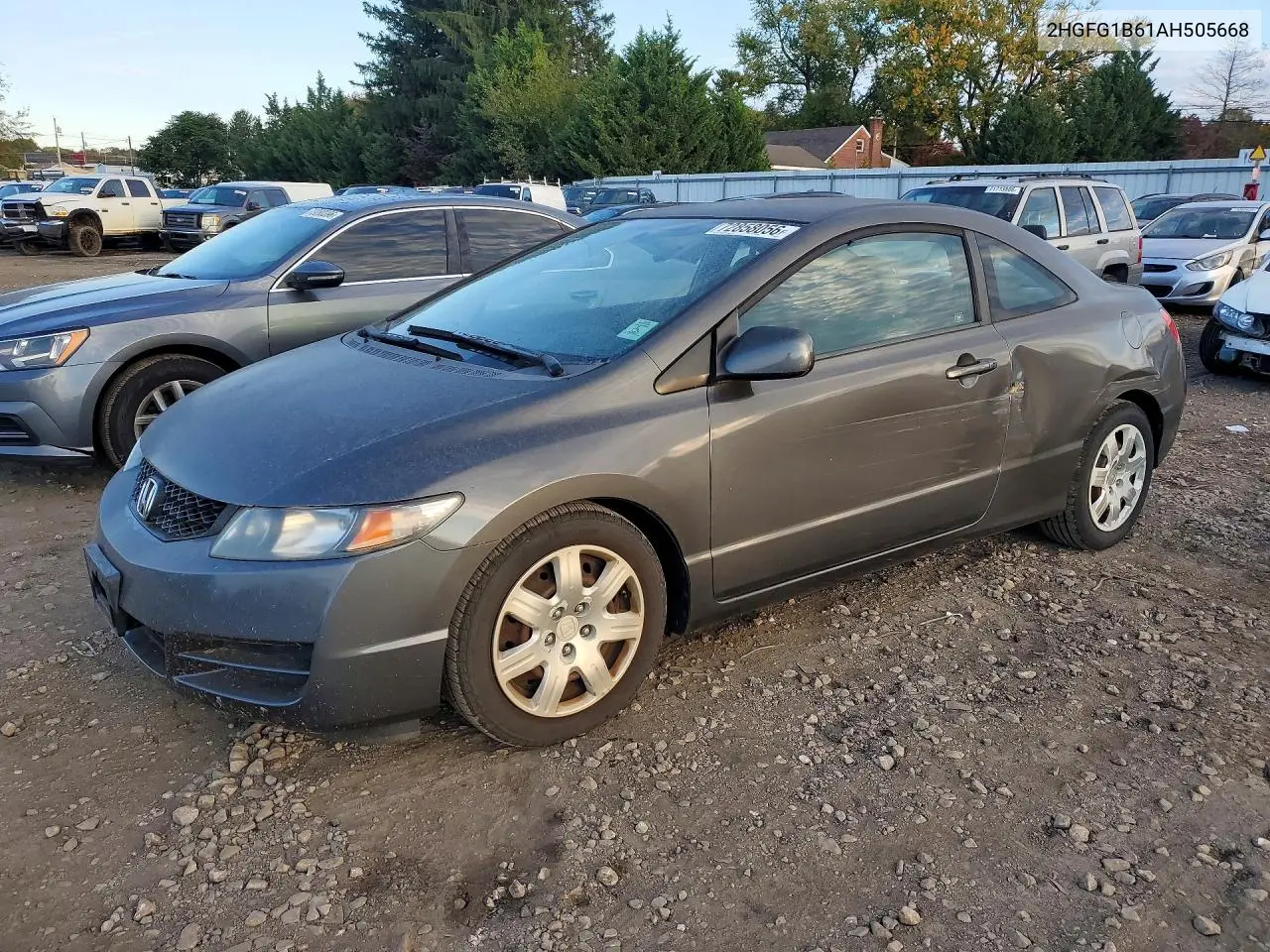 HONDA CIVIC 2010, VIN 2HGFG1B61AH505668