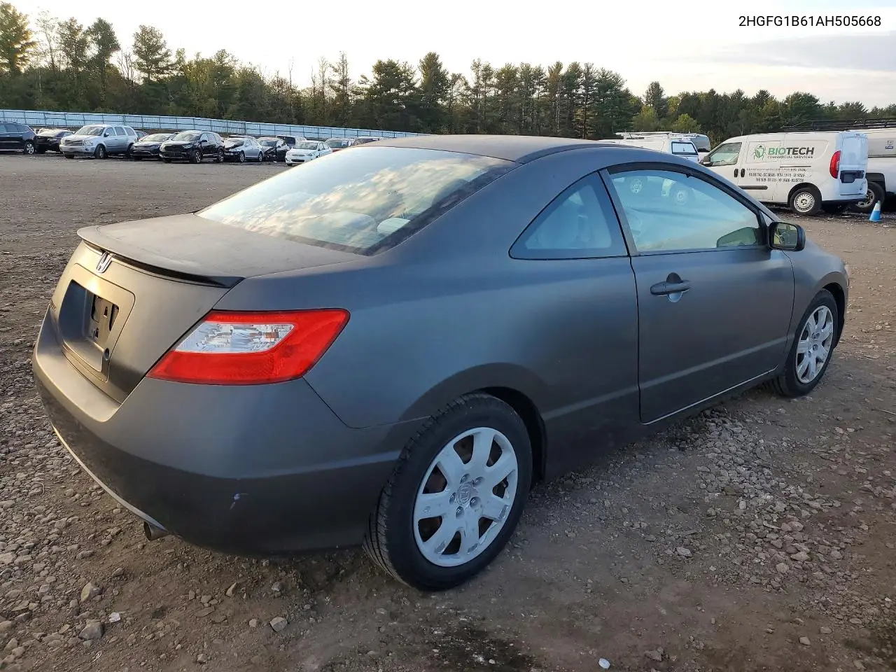 2010 HONDA CIVIC VIN 2HGFG1B61AH505668 — фото 3