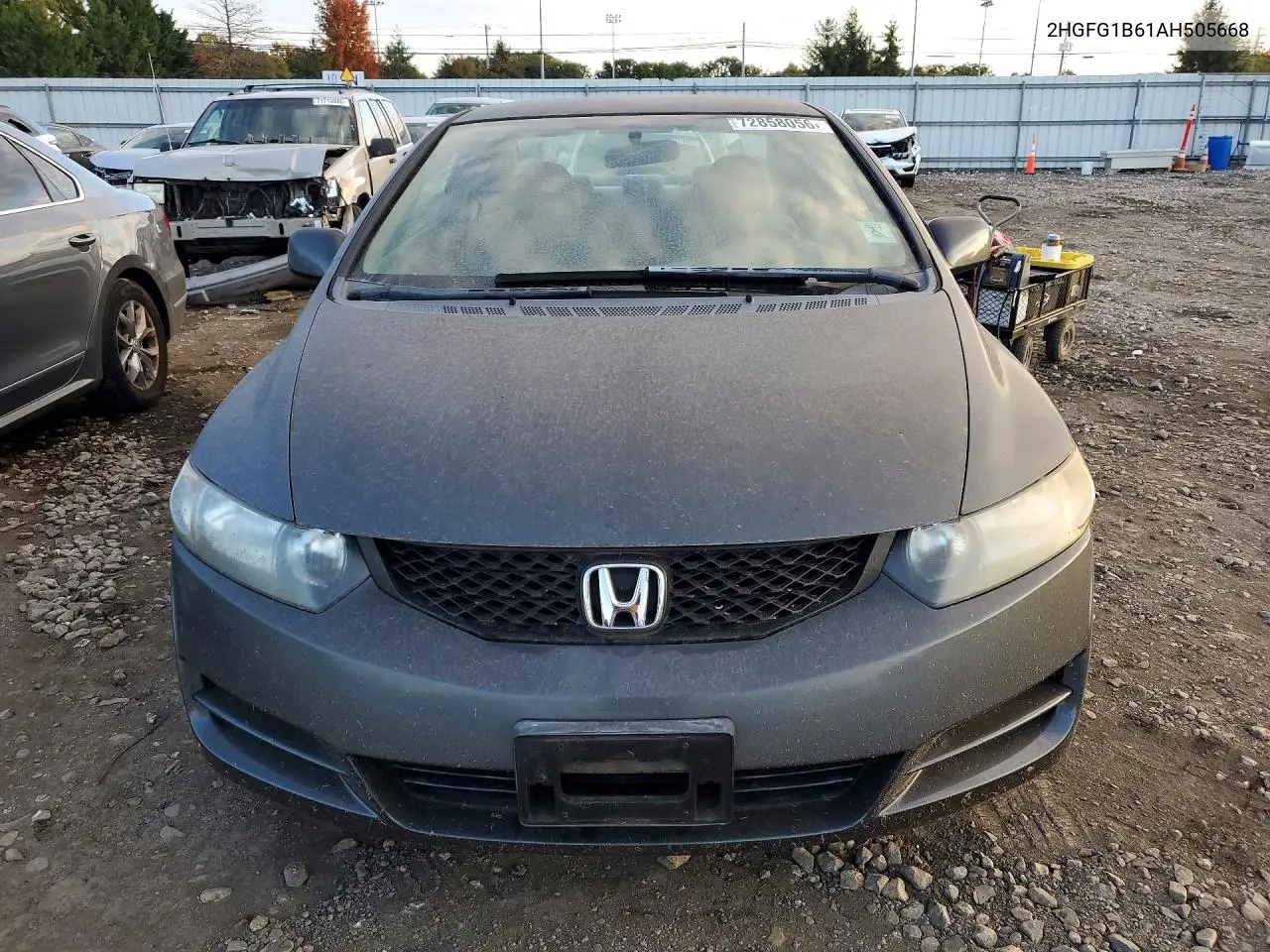 2010 HONDA CIVIC VIN 2HGFG1B61AH505668 — фото 5