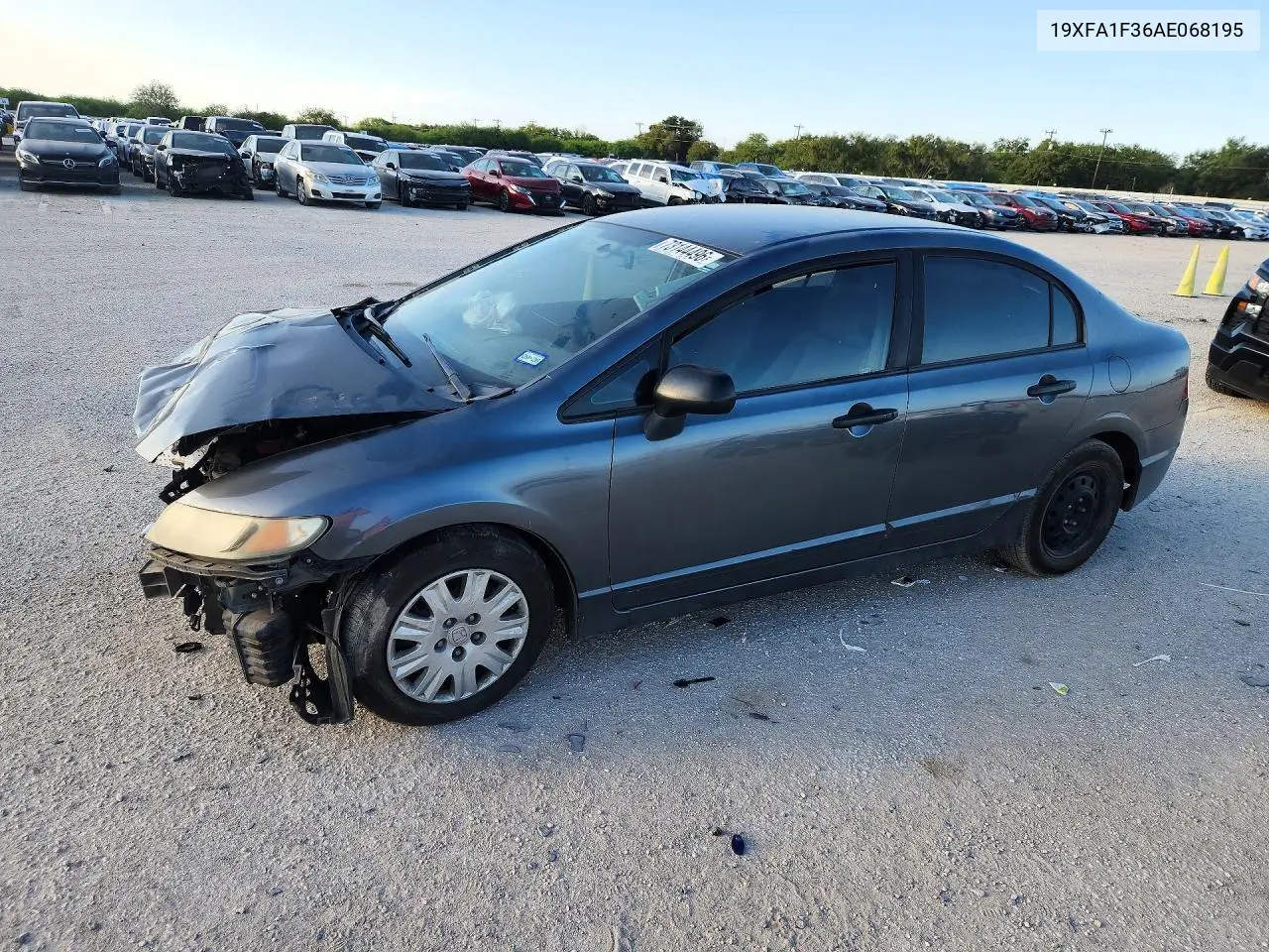 HONDA CIVIC 2010, VIN 19XFA1F36AE068195