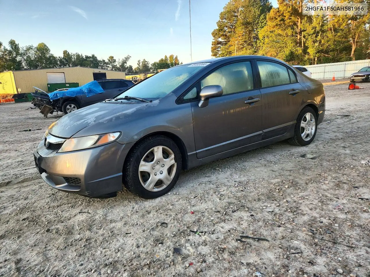 HONDA CIVIC 2010, VIN 2HGFA1F50AH581966