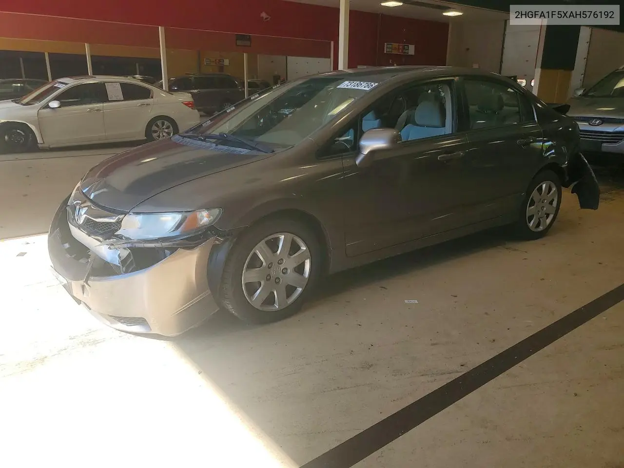 HONDA CIVIC 2010, VIN 2HGFA1F5XAH576192