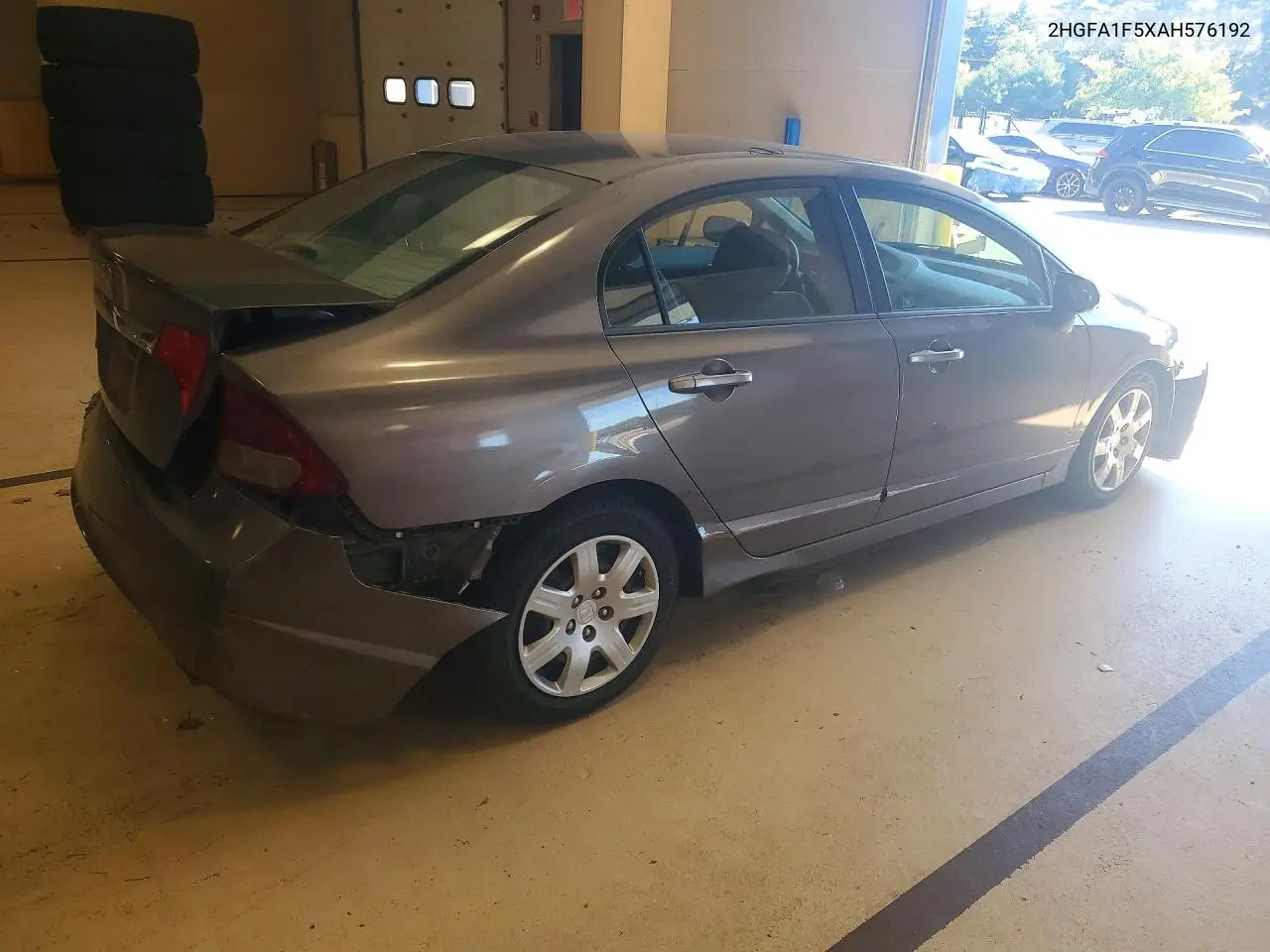 2010 HONDA CIVIC VIN 2HGFA1F5XAH576192 — фото 3