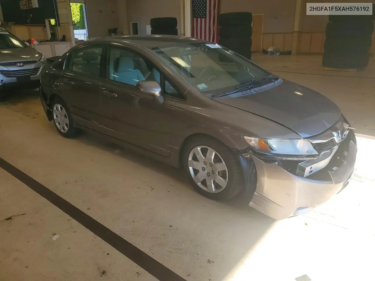 2010 HONDA CIVIC VIN 2HGFA1F5XAH576192 — фото 4