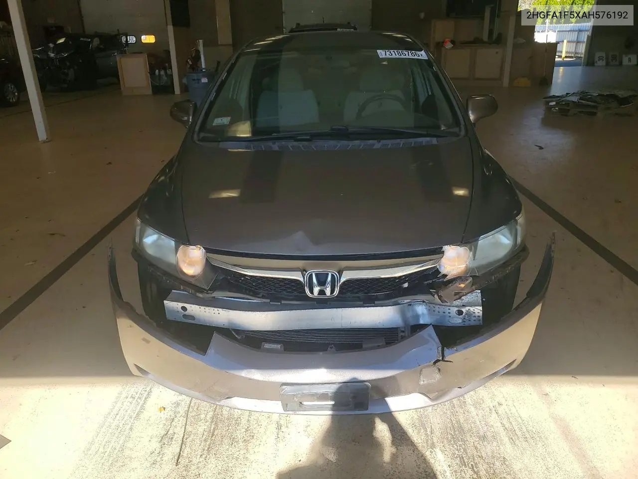 2010 HONDA CIVIC VIN 2HGFA1F5XAH576192 — фото 5