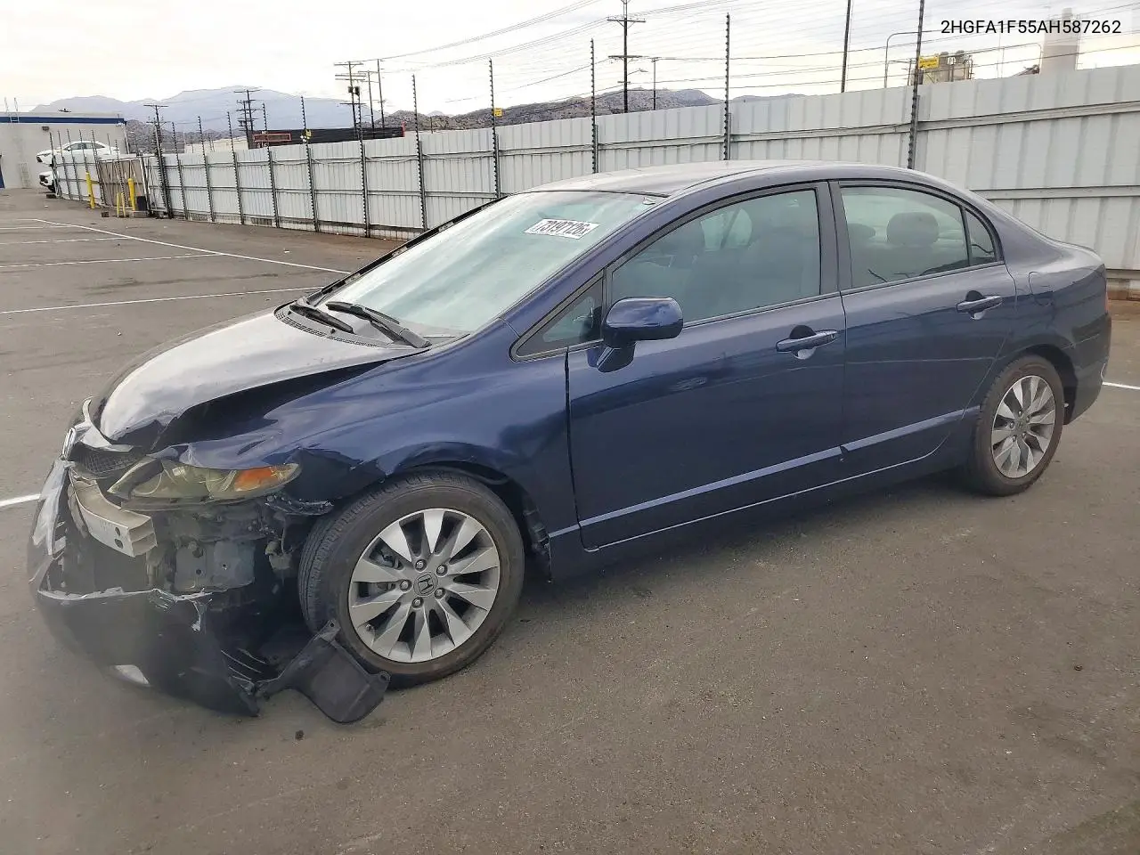 HONDA CIVIC 2010, VIN 2HGFA1F55AH587262