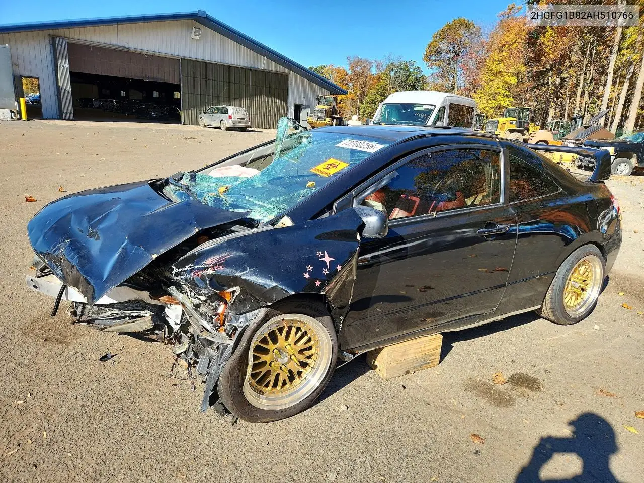 HONDA CIVIC 2010, VIN 2HGFG1B82AH510766