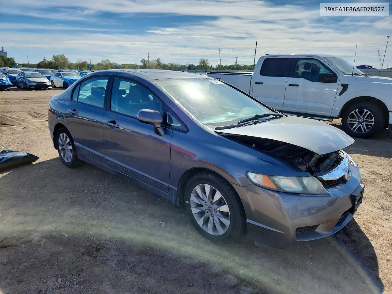 2010 HONDA CIVIC VIN 19XFA1F86AE078527 — фото 4