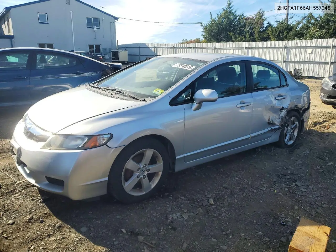 HONDA CIVIC 2010, VIN 2HGFA1F66AH557048
