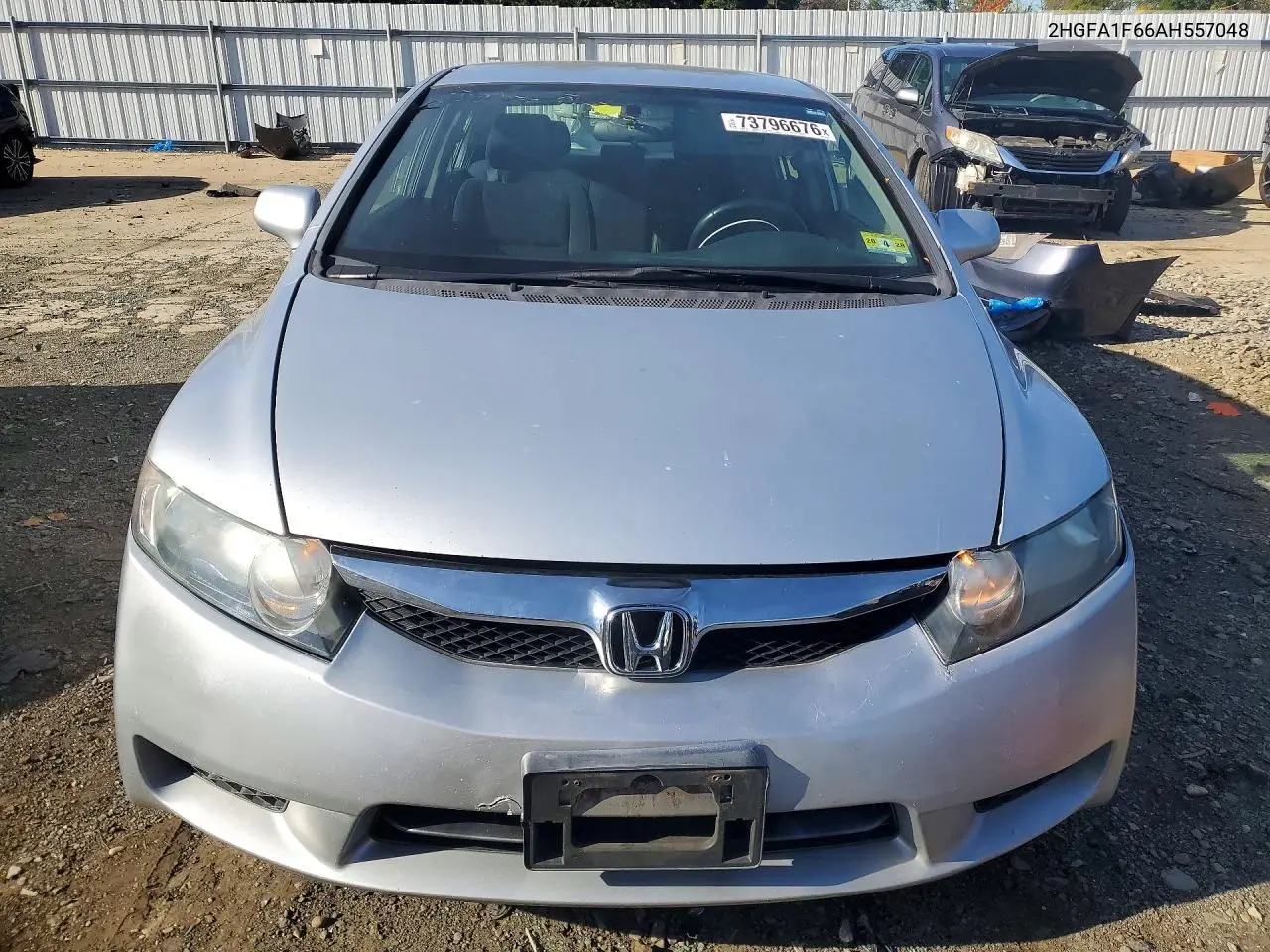 2010 HONDA CIVIC VIN 2HGFA1F66AH557048 — фото 5