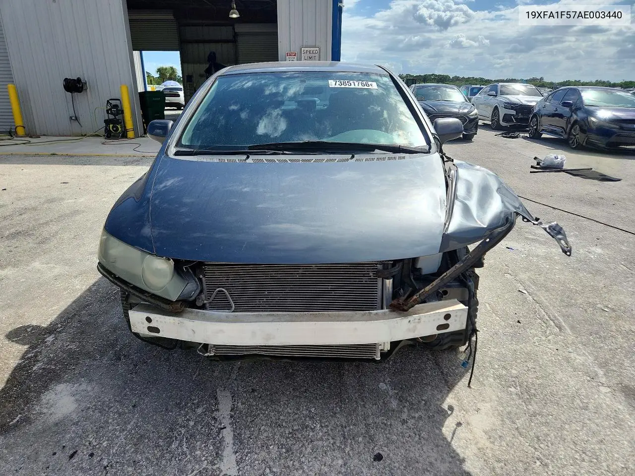 2010 HONDA CIVIC VIN 19XFA1F57AE003440 — фото 5