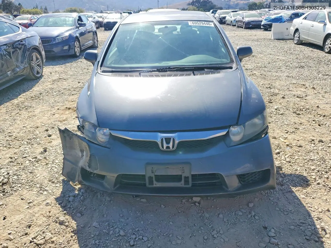 2011 HONDA CIVIC VIN 2HGFA1F50BH303229 — фото 5
