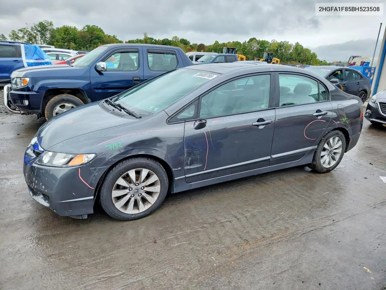 HONDA CIVIC 2011, VIN 2HGFA1F85BH523508