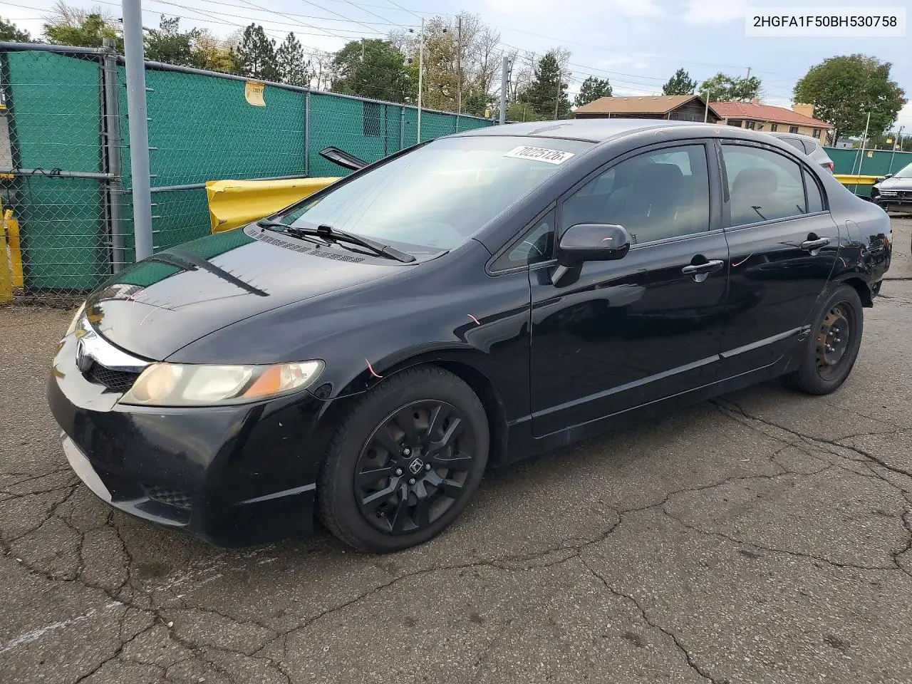 HONDA CIVIC 2011, VIN 2HGFA1F50BH530758