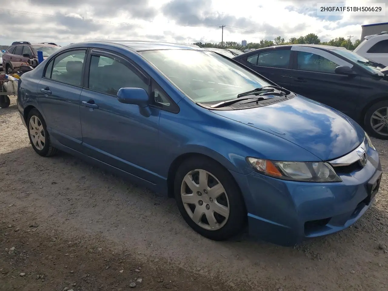 2011 HONDA CIVIC VIN 2HGFA1F51BH506629 — фото 5