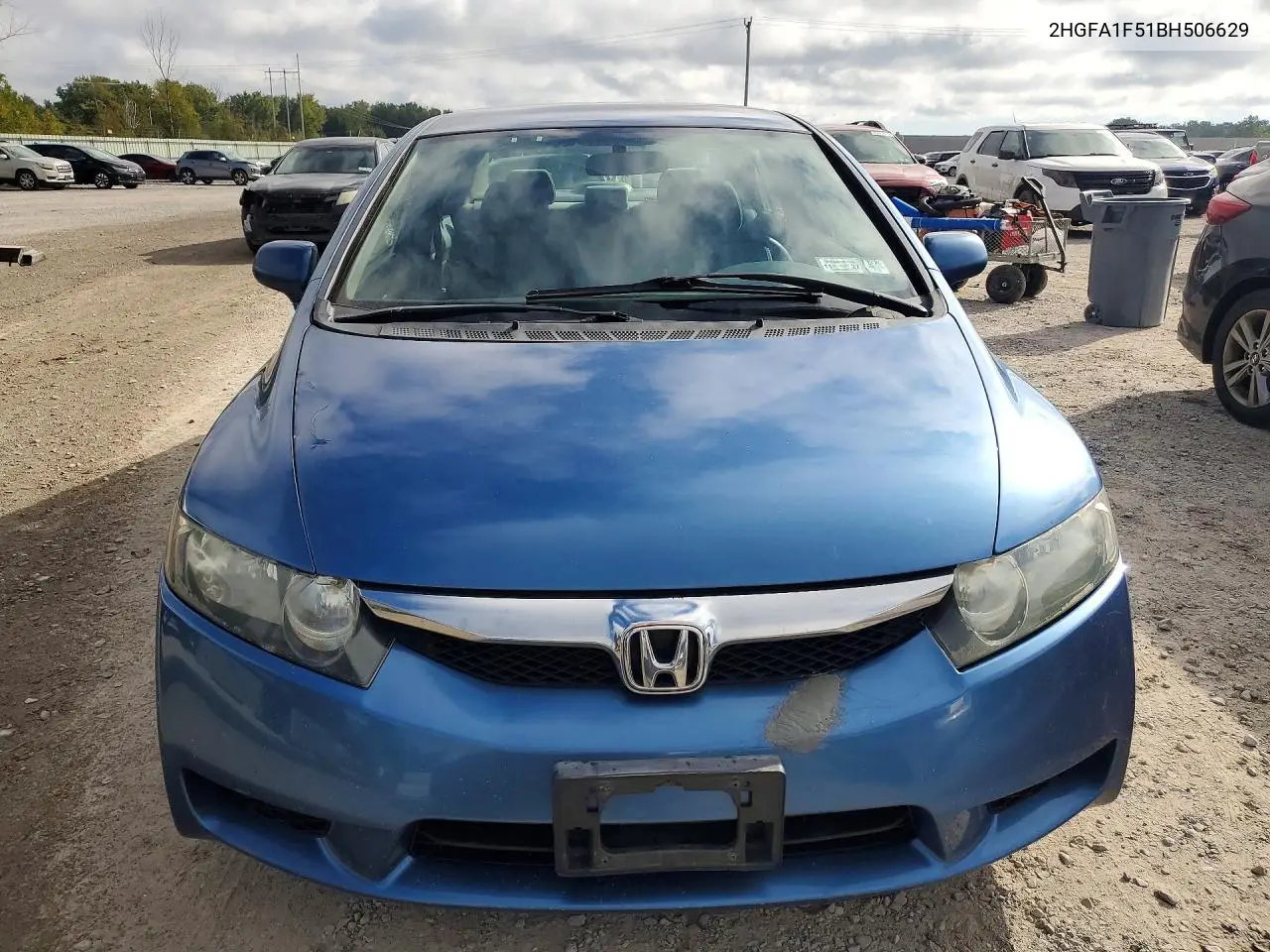 2011 HONDA CIVIC VIN 2HGFA1F51BH506629 — фото 1