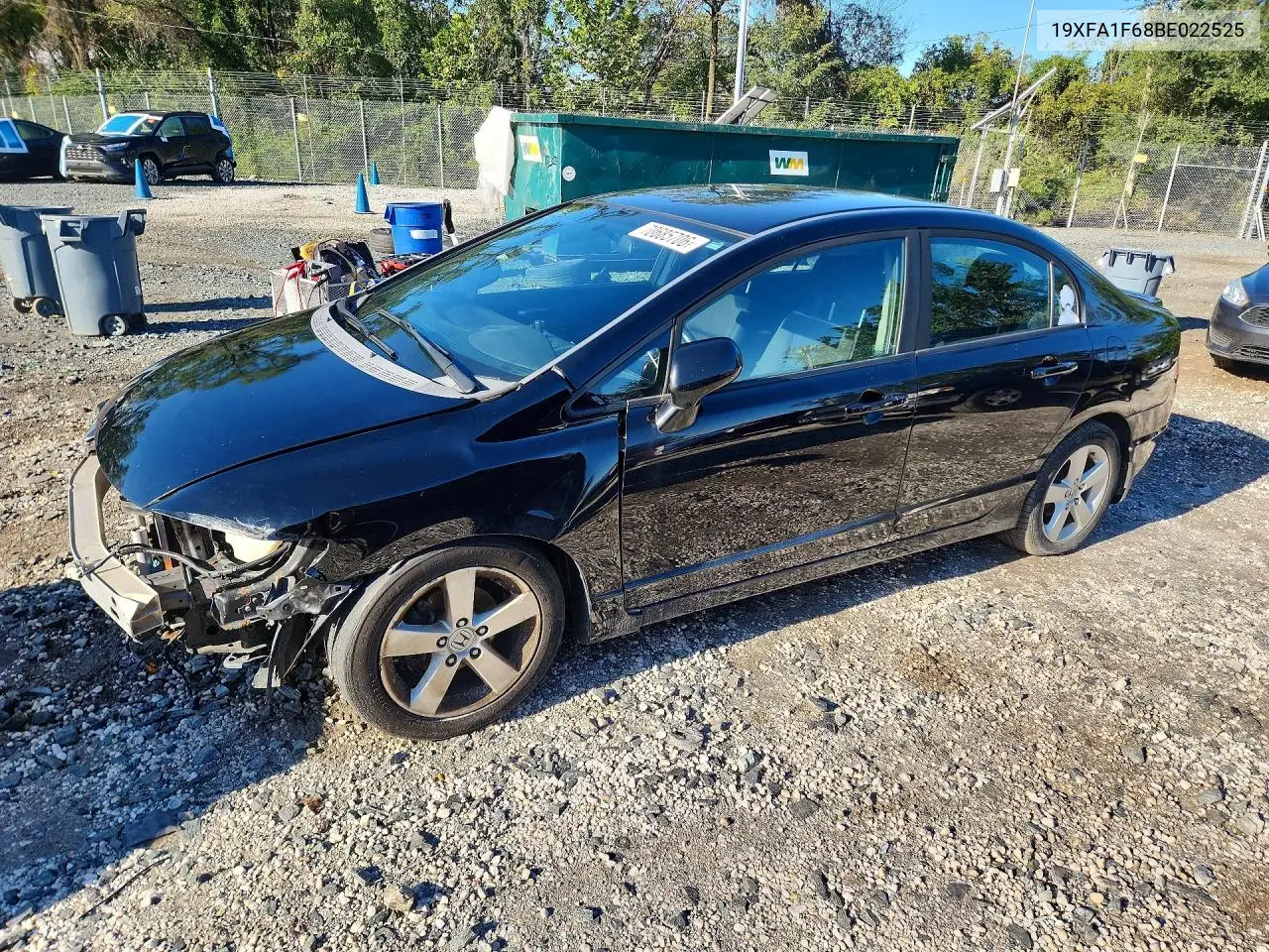 HONDA CIVIC 2011, VIN 19XFA1F68BE022525
