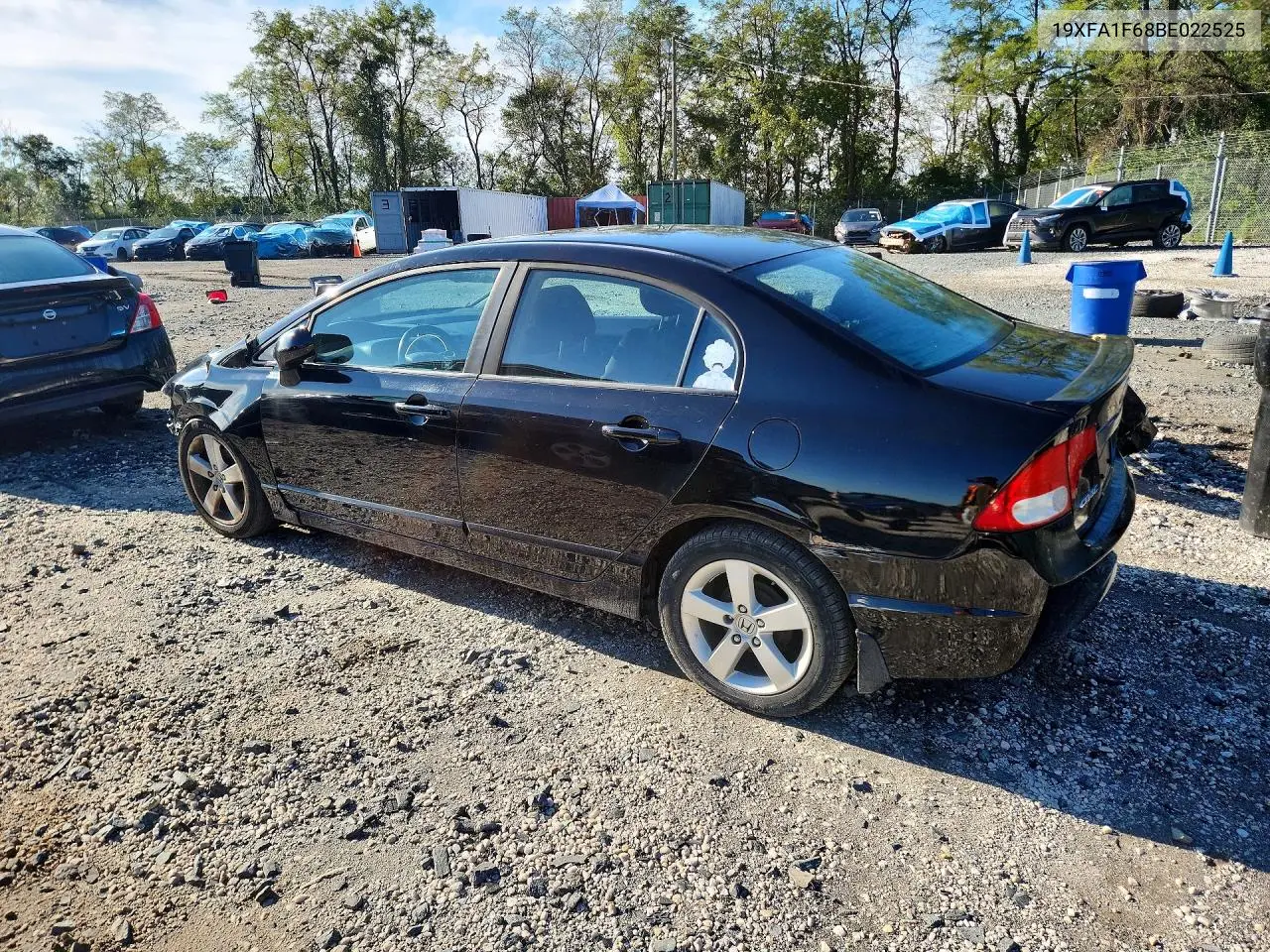 2011 HONDA CIVIC VIN 19XFA1F68BE022525 — фото 2