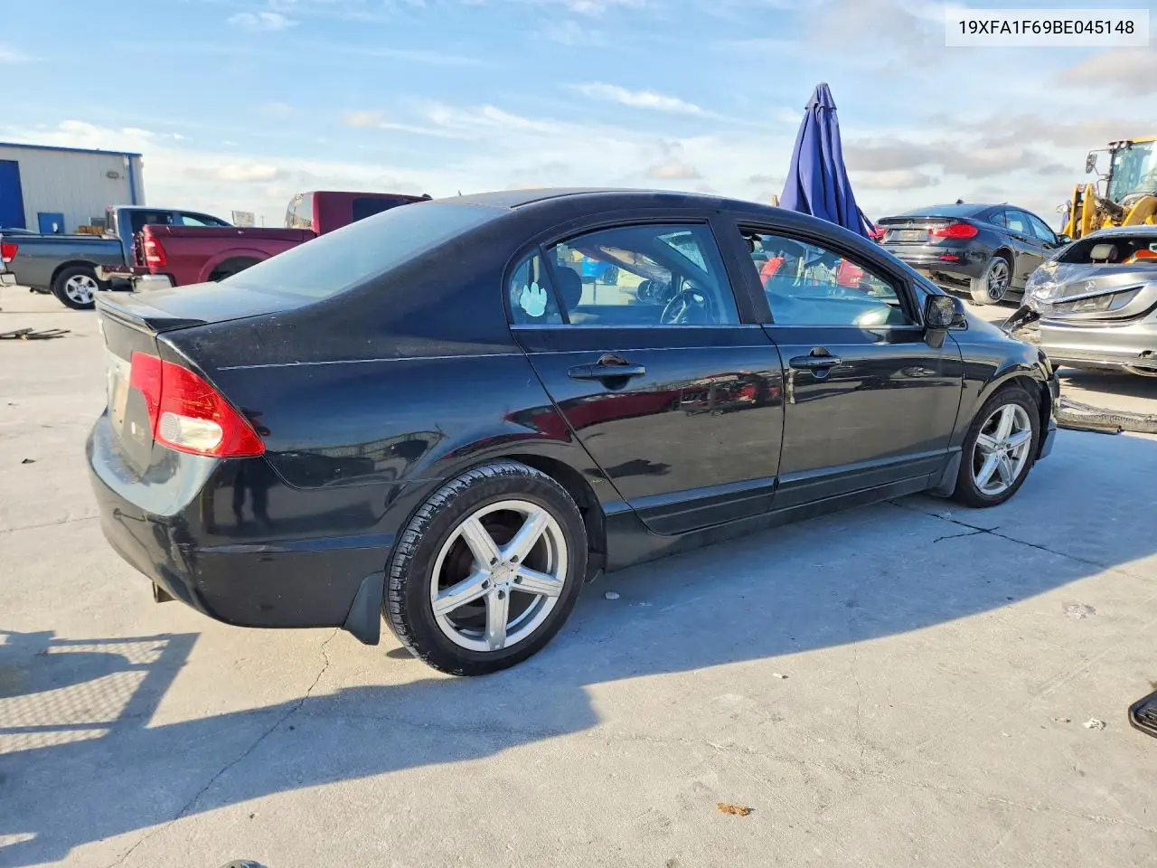 2011 HONDA CIVIC VIN 19XFA1F69BE045148 — фото 3