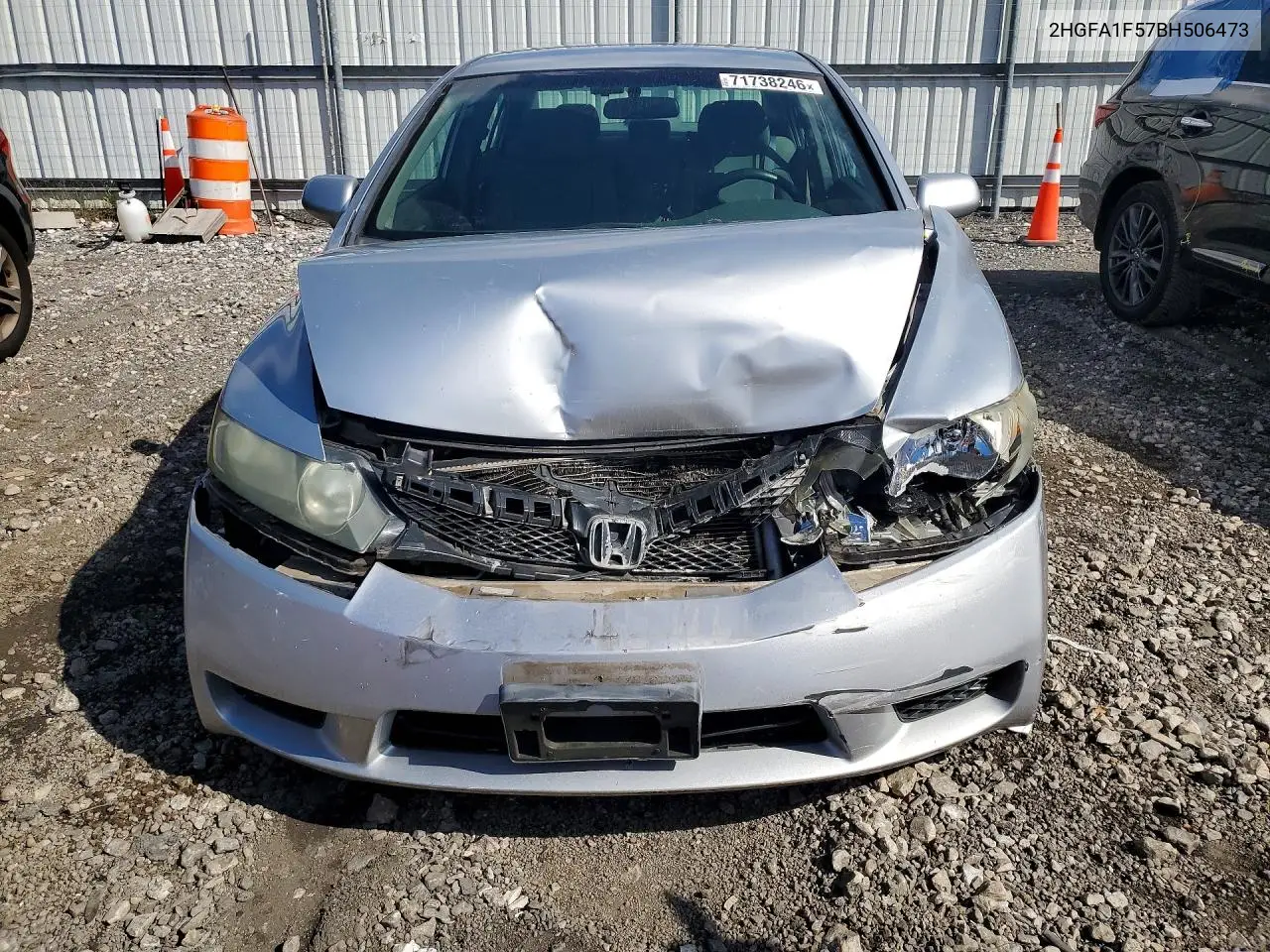 2011 HONDA CIVIC VIN 2HGFA1F57BH506473 — фото 5