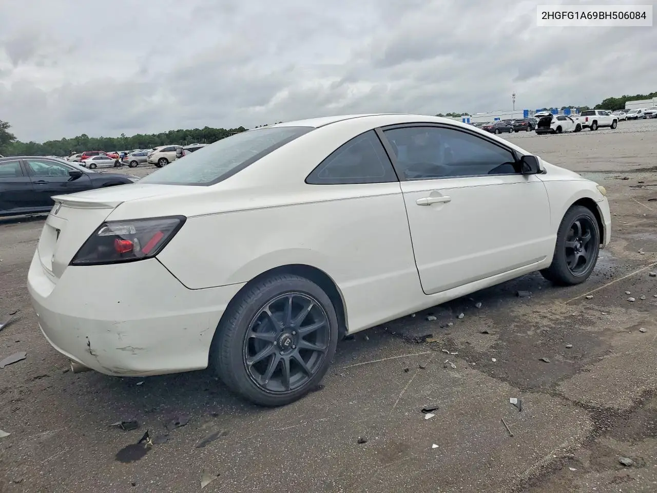 2011 HONDA CIVIC VIN 2HGFG1A69BH506084 — фото 3