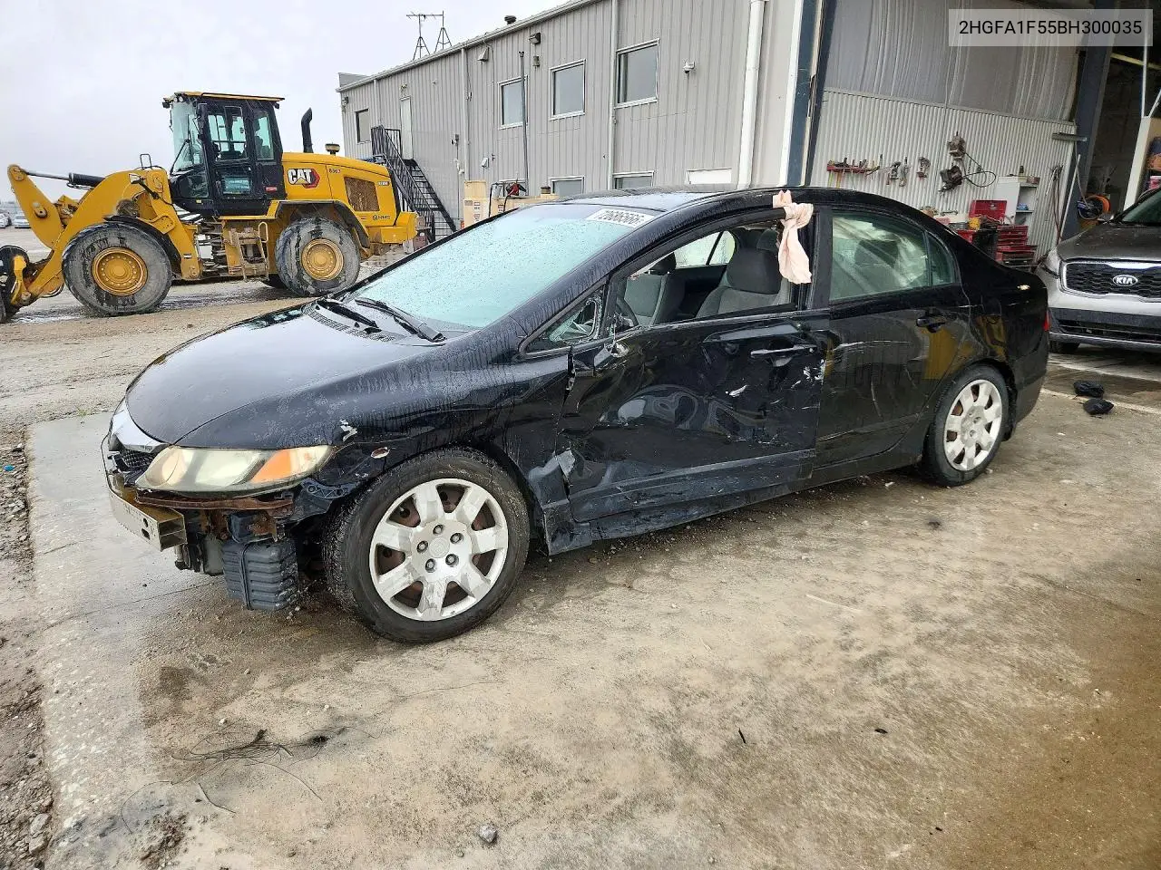 HONDA CIVIC 2011, VIN 2HGFA1F55BH300035