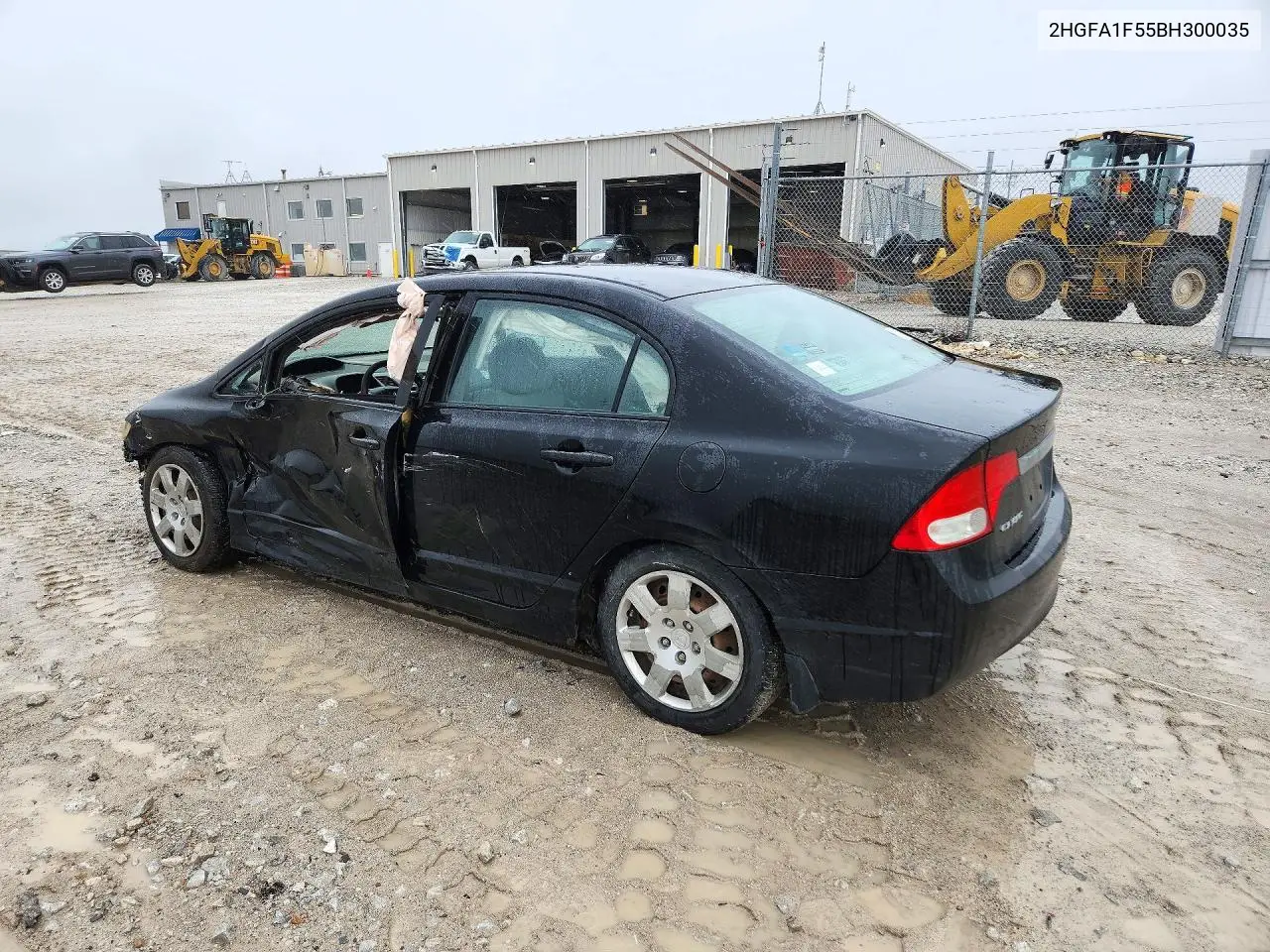 2011 HONDA CIVIC VIN 2HGFA1F55BH300035 — фото 2