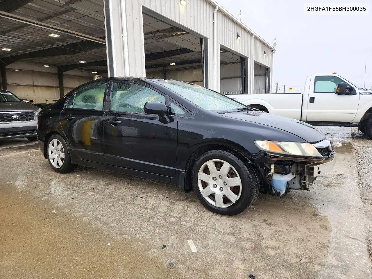 2011 HONDA CIVIC VIN 2HGFA1F55BH300035 — фото 4