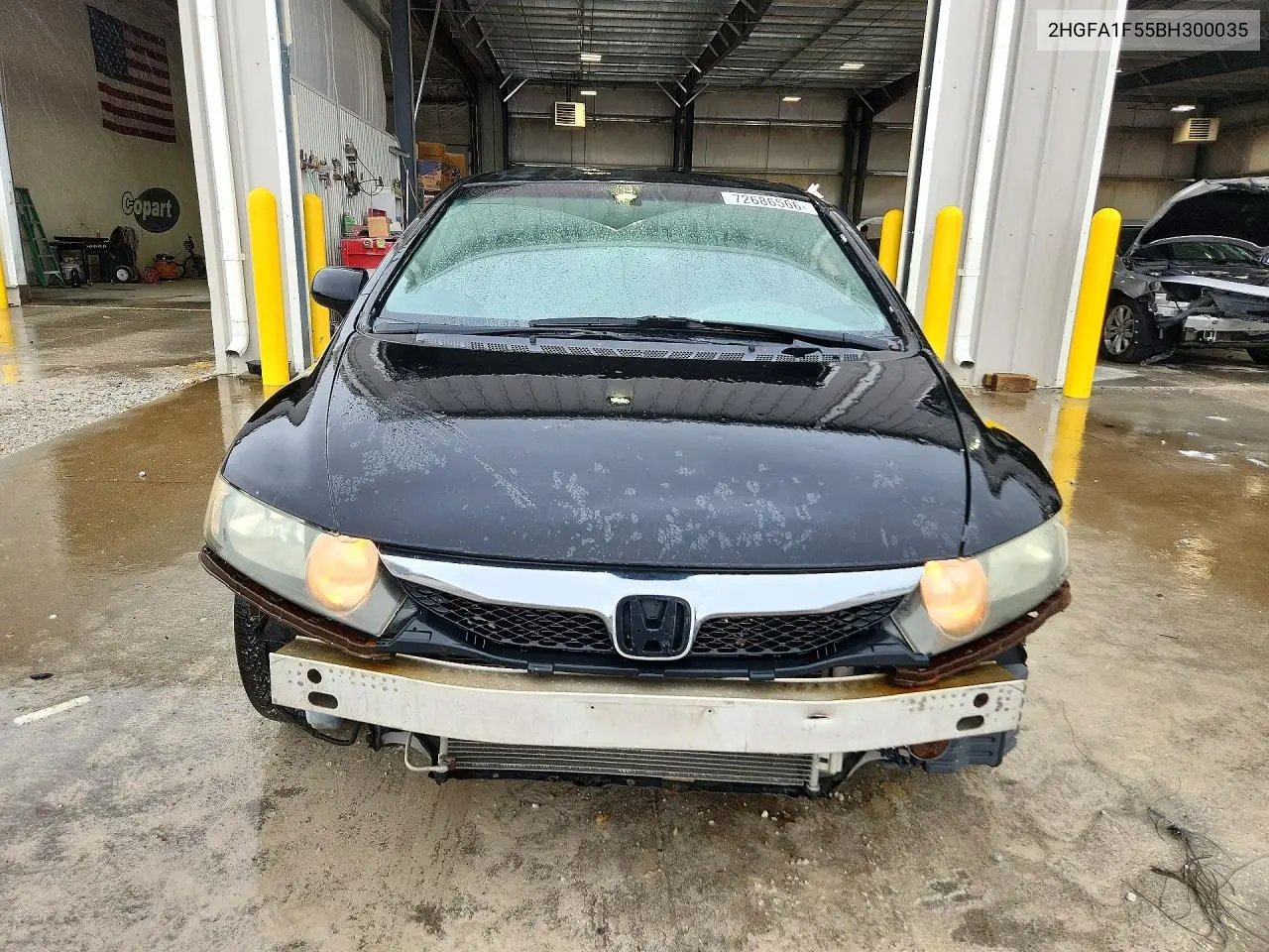 2011 HONDA CIVIC VIN 2HGFA1F55BH300035 — фото 5
