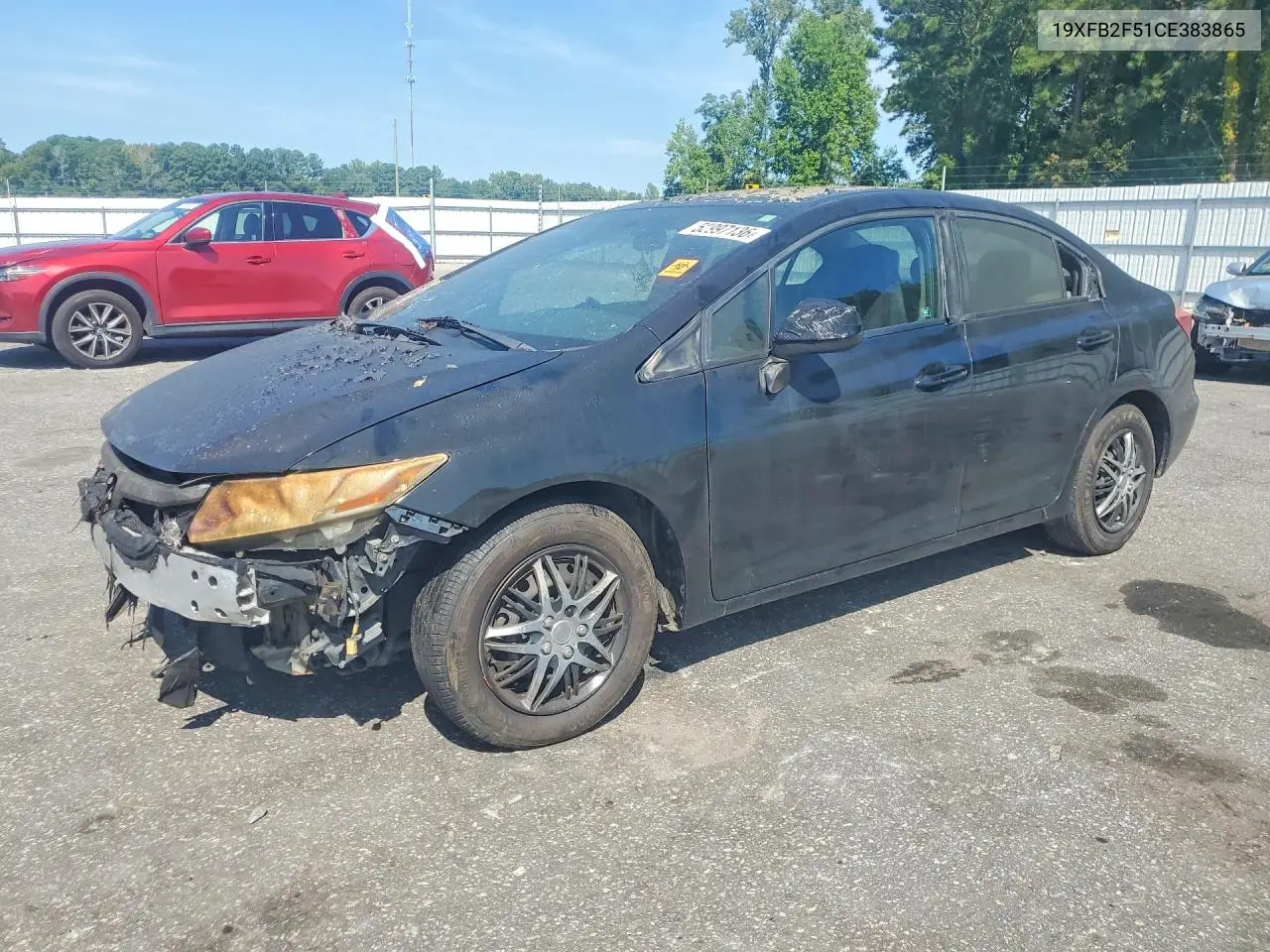 HONDA CIVIC 2012, VIN 19XFB2F51CE383865