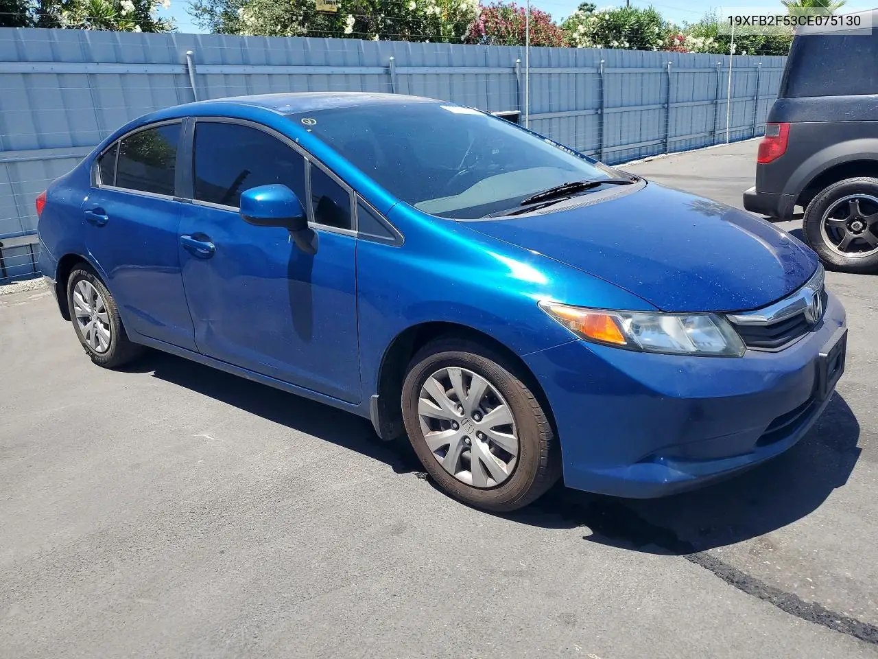 2012 HONDA CIVIC VIN 19XFB2F53CE075130 — фото 4
