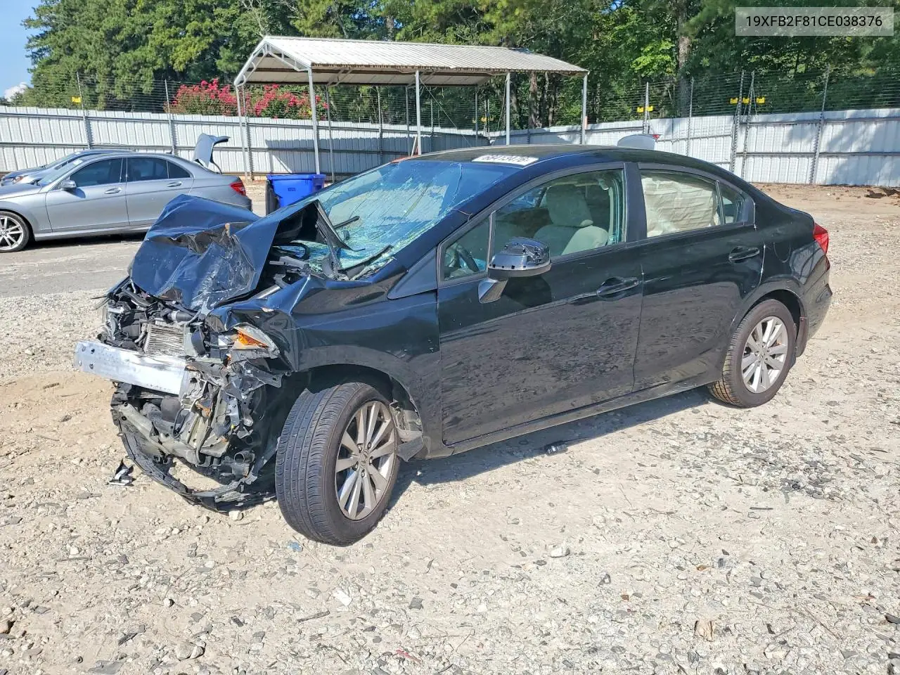 HONDA CIVIC 2012, VIN 19XFB2F81CE038376