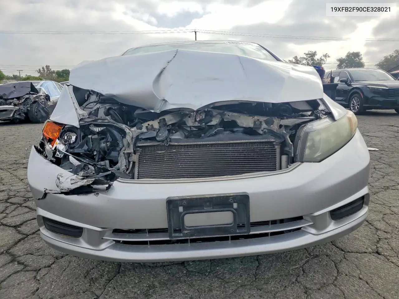 2012 HONDA CIVIC VIN 19XFB2F90CE328021 — фото 5