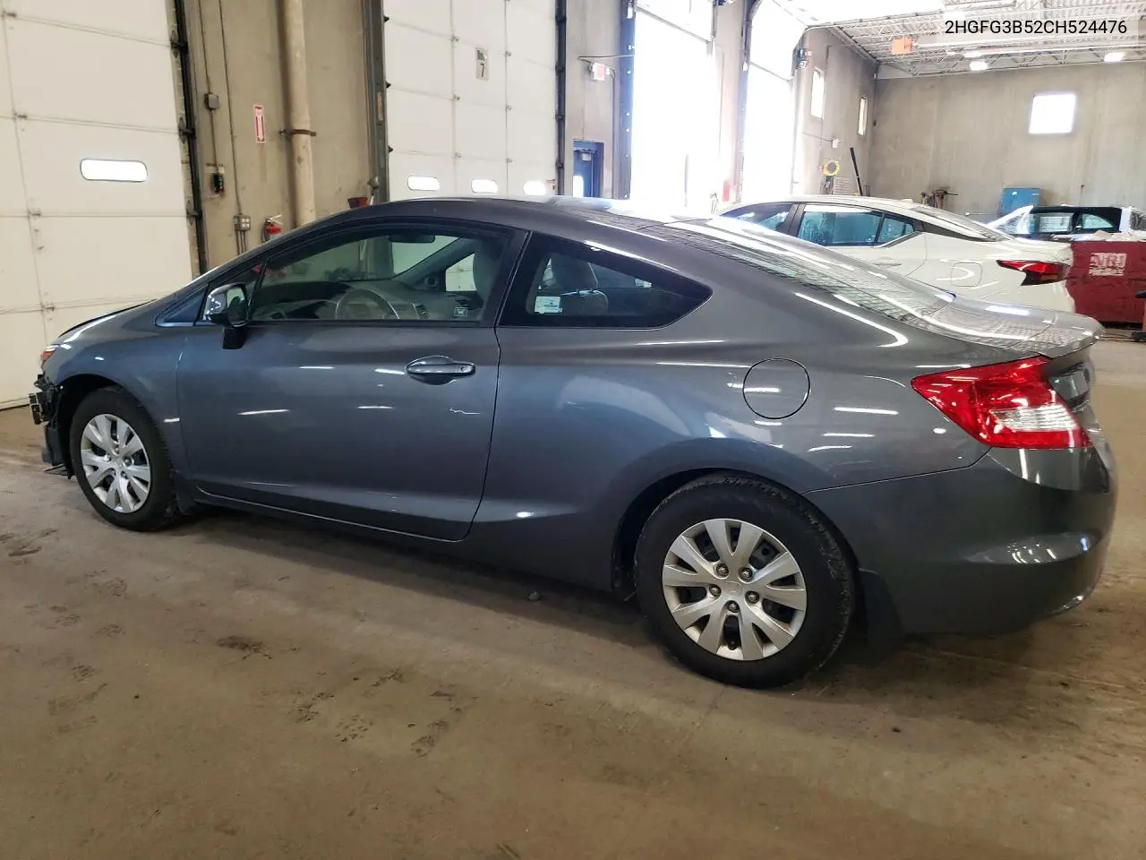 2012 HONDA CIVIC VIN 2HGFG3B52CH524476 — фото 2