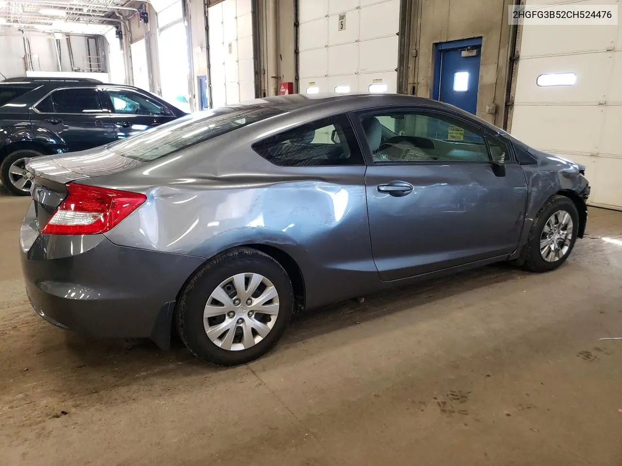 2012 HONDA CIVIC VIN 2HGFG3B52CH524476 — фото 3