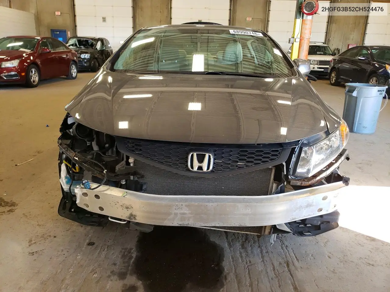 2012 HONDA CIVIC VIN 2HGFG3B52CH524476 — фото 5