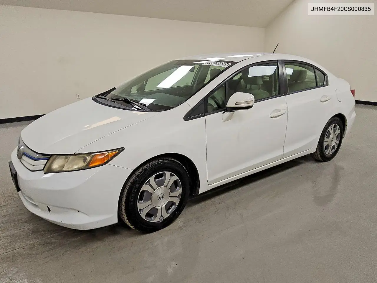 HONDA CIVIC 2012, VIN JHMFB4F20CS000835