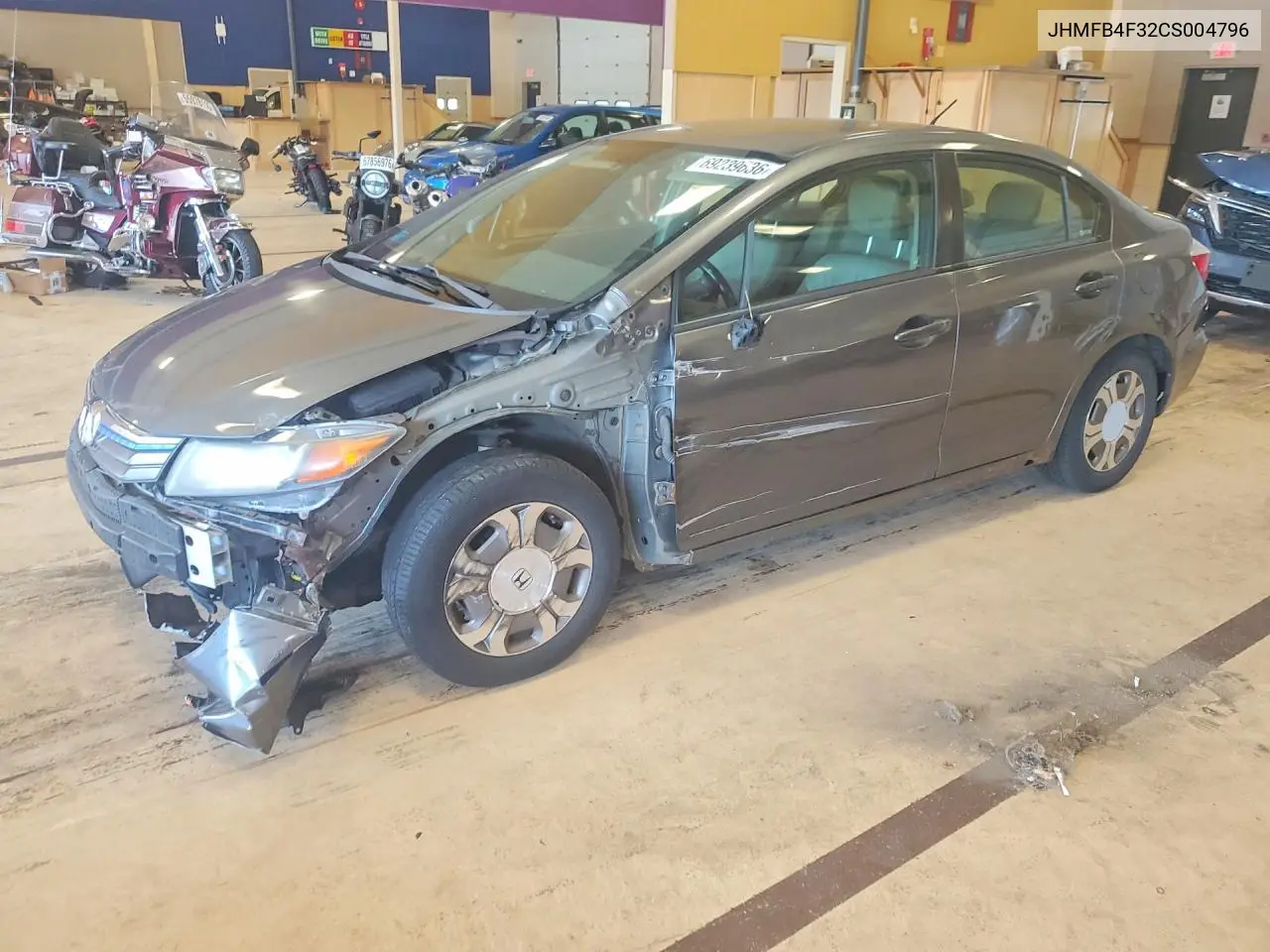 HONDA CIVIC 2012, VIN JHMFB4F32CS004796
